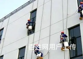 昆山市花桥镇尤显专业玻璃外墙清洗墙面涂料服务公司 - 图片 1