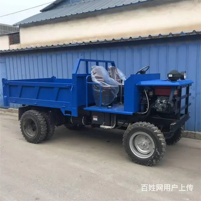 农用四不像拖拉机四驱工地运输车前卸翻斗爬山虎车徐州 - 图片 3