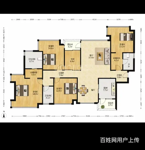 笋盘~华发新城五期 河景五房，仅售25200/平，性价比高 - 图片 2