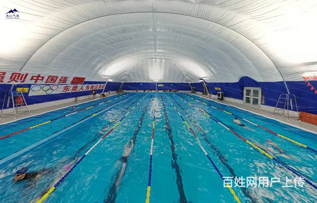 青岛游泳健身气膜馆，双层防火膜材，使用寿命长 - 图片 2