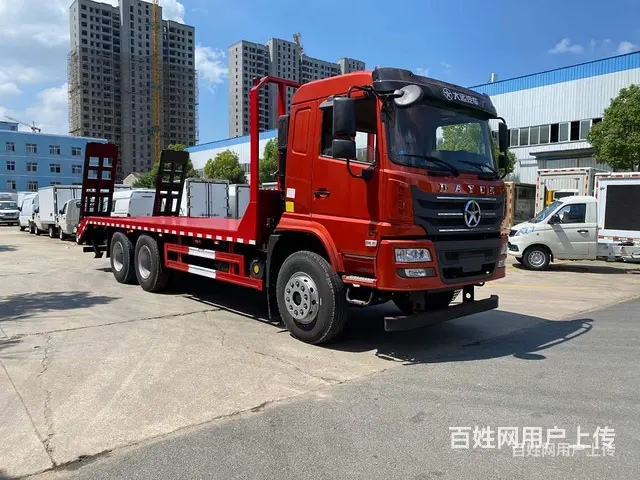 国六湖北大运后八轮平板拖车 平板运输车 货到付款 - 图片 8