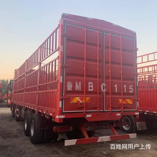 急售二手解放JH6前四后八9米6高栏货车可提档 - 图片 7