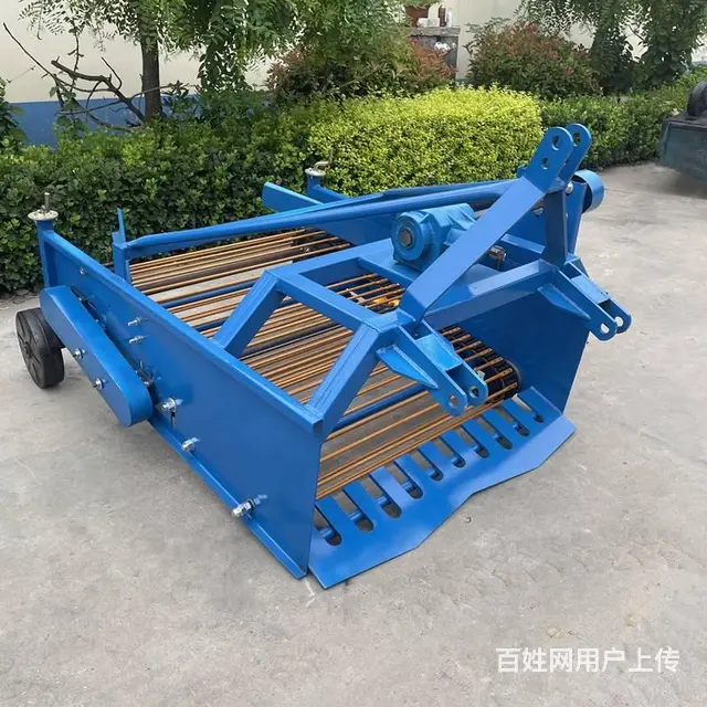 农用四轮拖拉机后悬挂皮带式马铃薯、红薯收获机LYY - 图片 1