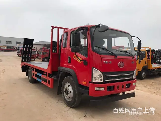 短轴距大马力挖机拖车平板车 欢迎来电咨询 - 图片 1