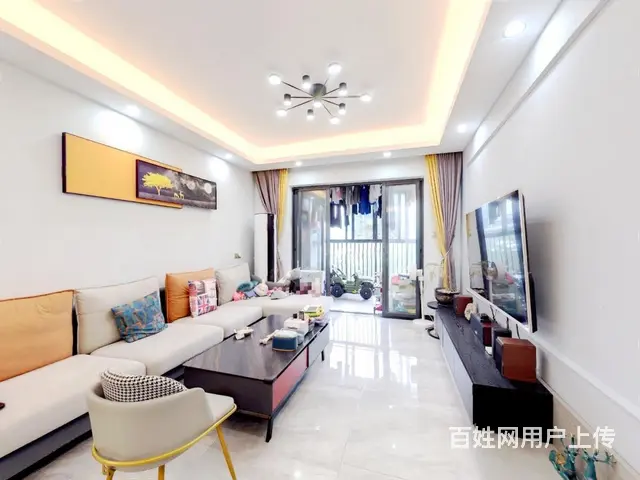 南向望花园 格局方正实用 采光足 - 图片 1