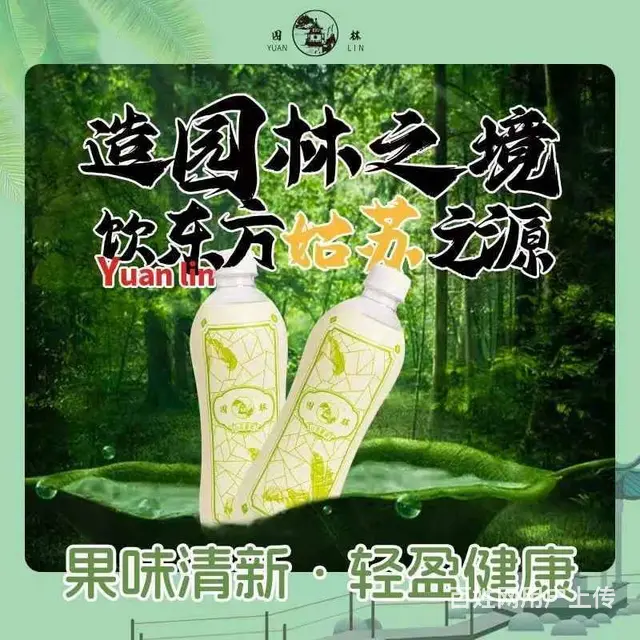 园林牌白柠檬味橙味汽水经典苏州口味饮品 - 图片 3