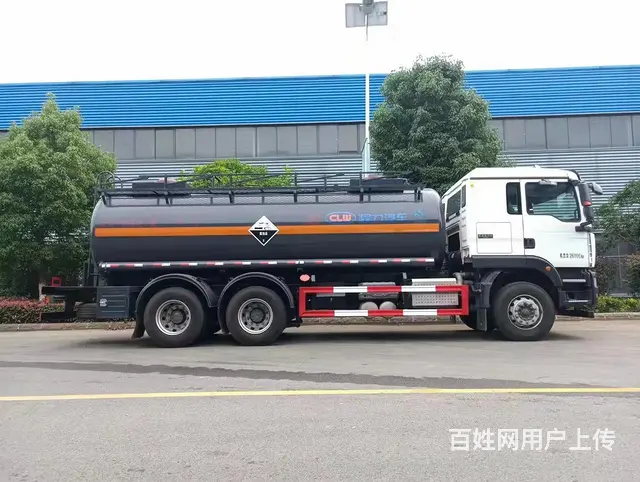 30方汕德卡前四后八18吨钢衬塑罐式车质量好售后有保障 - 图片 6