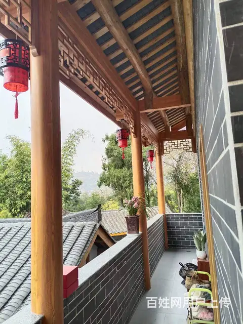 陕西汉中中式花格实木木门实木雕花门 - 图片 1