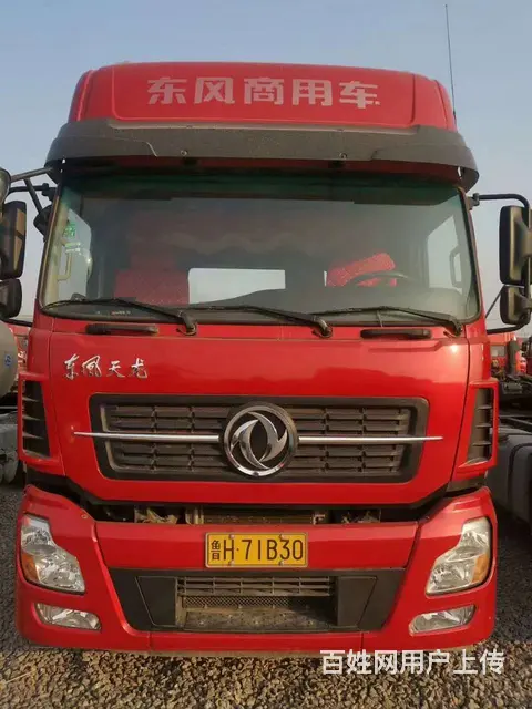 急现车19年二手东风天龙牵引车420马力雷诺发动机 - 图片 2