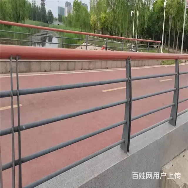 不锈钢栏河款式 河道仿木护栏 - 图片 2