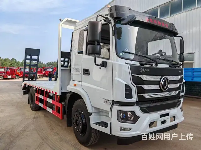 东风锦程KH拖板车拉15吨左右挖机板车板长6.8米 - 图片 11