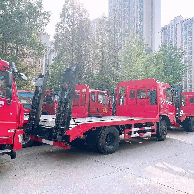 东风拉150挖机的平板车 厂家价格质量有保障 - 图片 6