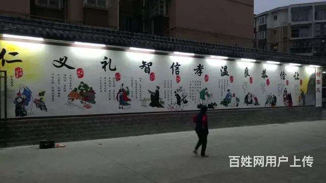驻马店农村墙上刷广告视觉直观 乡村文化墙彩绘格调清 - 图片 2