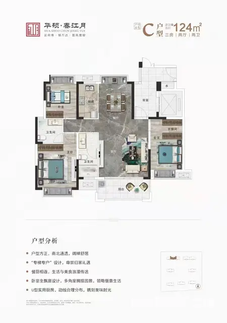 万达嘉晨东郡金悦湾阳光城未来悦旁华硕春江月三房四房 - 图片 5