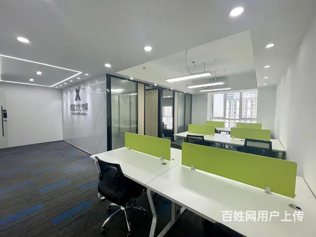 急租 电梯口位 番禺万达广场 2个隔间带办公家具 - 图片 1