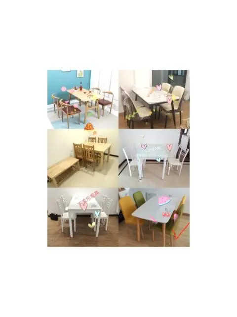 出租房家具，双人床衣柜沙发茶几餐桌椅等 - 图片 2