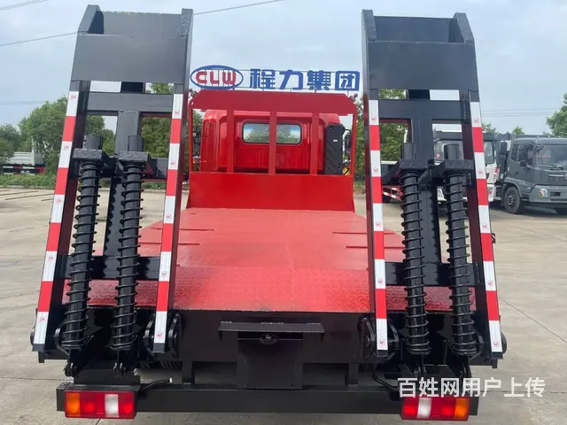重载型蓝牌平板车75 135挖机拖车 包上牌价格 - 图片 4
