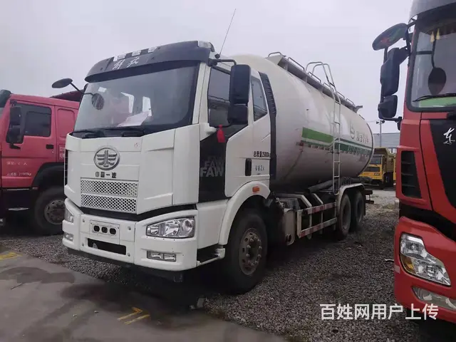 精品19年解放砂浆车 手续齐全 - 图片 2