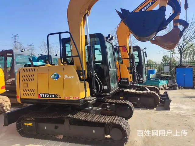 三一75C-9二手挖掘机出售现货工地机一台 - 图片 1