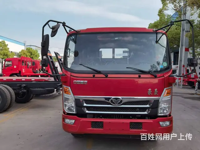 重汽豪曼蓝牌平板车　小型挖机压路机拖板车　包上户 - 图片 11