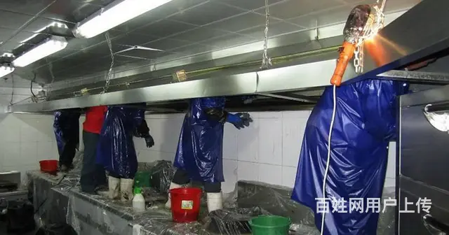 昆山花桥酒店油烟机清洗公司 商场广场油烟管道清洗 - 图片 1