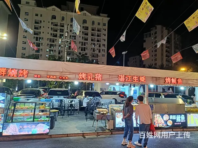 （51旺铺推荐）三亚湾98夜市美食街广场90平烧烤店转让 - 图片 10