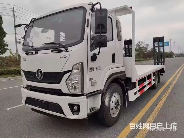 陕汽184马力平板拖车平板运输车 上牌无忧 - 图片 1