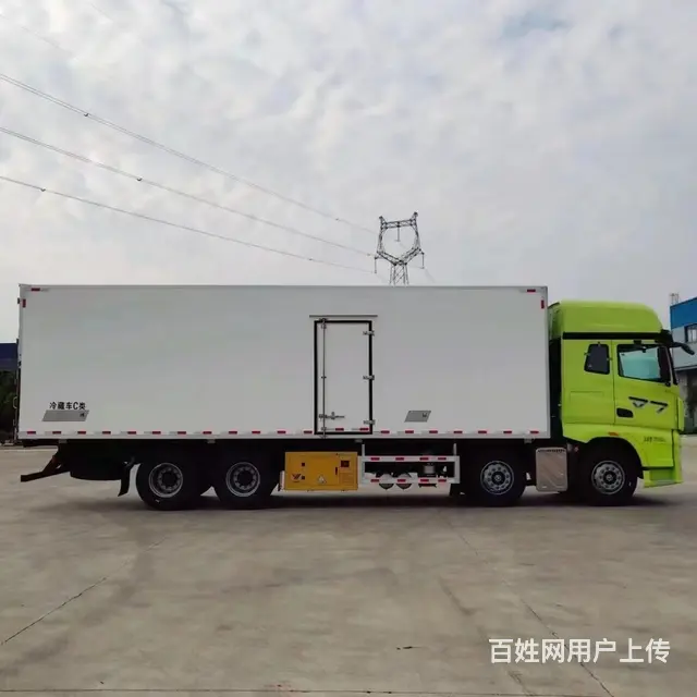 解放前四后八9米6冷藏车冷链车价格 蔬菜瓜果冷藏车 - 图片 4