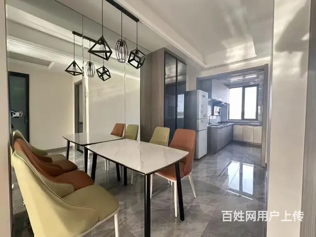 河东凤凰郡电梯精装房出租，8楼100平两室通厅，家具家电齐全 - 图片 4