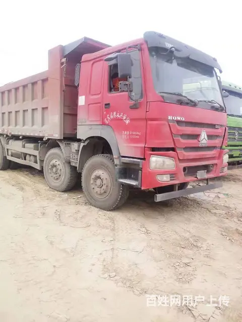 转让18年二手豪沃7.8米自卸车380马力前四后八 - 图片 3