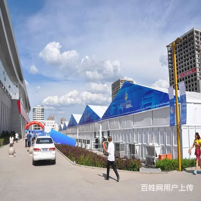 户外铝合金篷房租赁 文艺演出大棚 临时展馆帐篷搭建 - 图片 5
