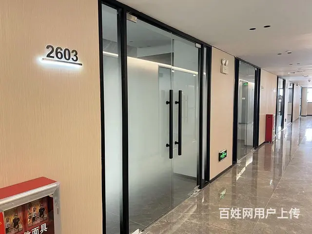 龙禧中心豪华装修落地玻璃办公场地两个房间有家具空调 - 图片 8