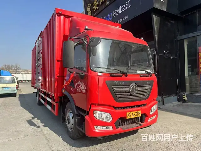 2024年1月东风天锦KR8.2米电动飞翼厢式货车 - 图片 1