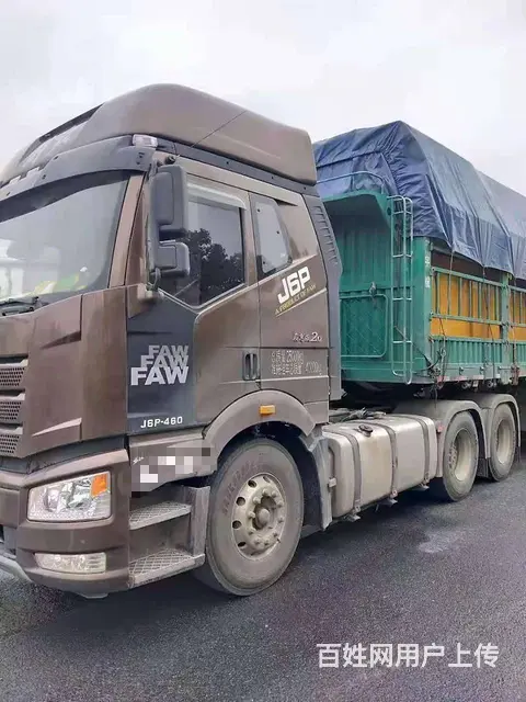 渭南解放牵引车 460马力 二手13米花栏半挂车 - 图片 3
