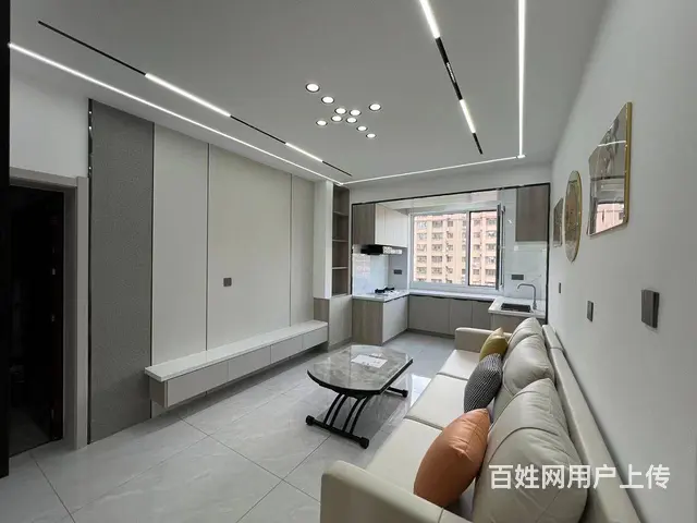 四中学区水岸华城玫瑰园电梯七楼97平三室一厅一厅精装未住 - 图片 1