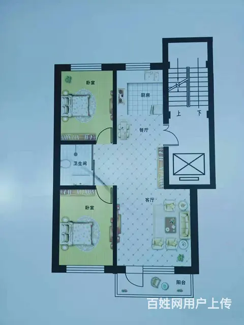 安达才媛   二号院，82平米大明厅，毛坯房新装修 - 图片 12