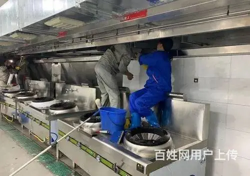 昆山市经济开发区酒店单位食堂抽油烟机清洗净化器清洗 - 图片 2
