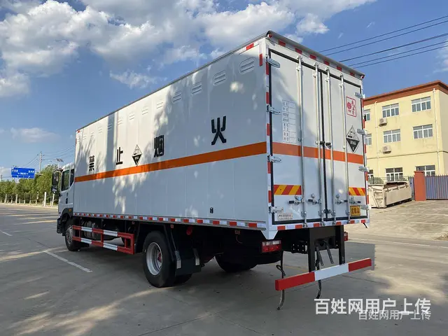 5.2米东风多利卡黄牌2类易燃气体厢式车 专业做车20年 - 图片 4