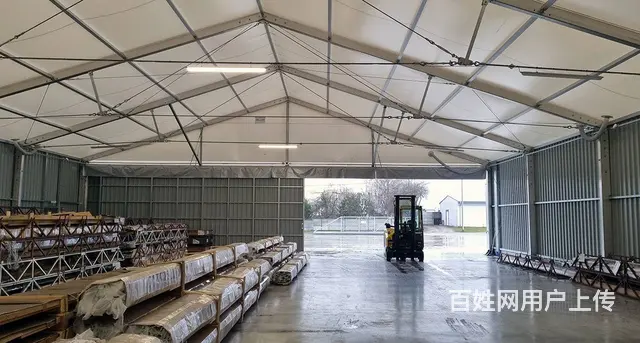 大跨度工业篷房 大型移动仓库棚 装配式建筑 快速搭 - 图片 1