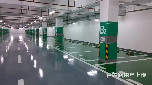 本地施工环氧地坪漆，划车位线标线，交通设施，自流平 - 图片 2