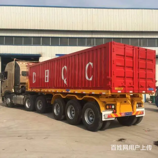 全车定制自卸平板后翻半挂车 专家制造 - 图片 4
