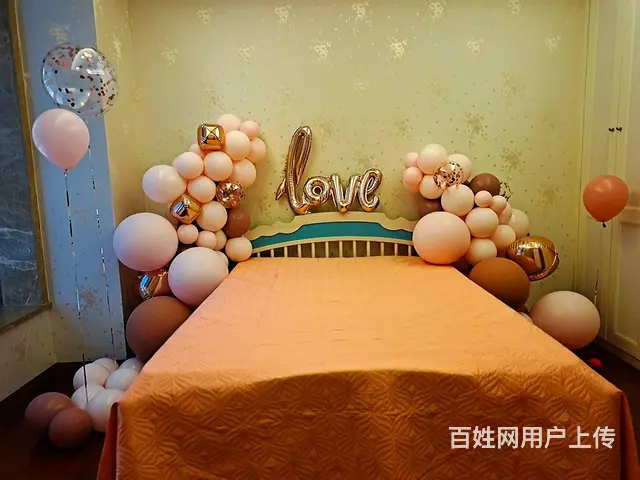 揭阳婚房布置 婚房装扮 普宁气球布置婚房 - 图片 3