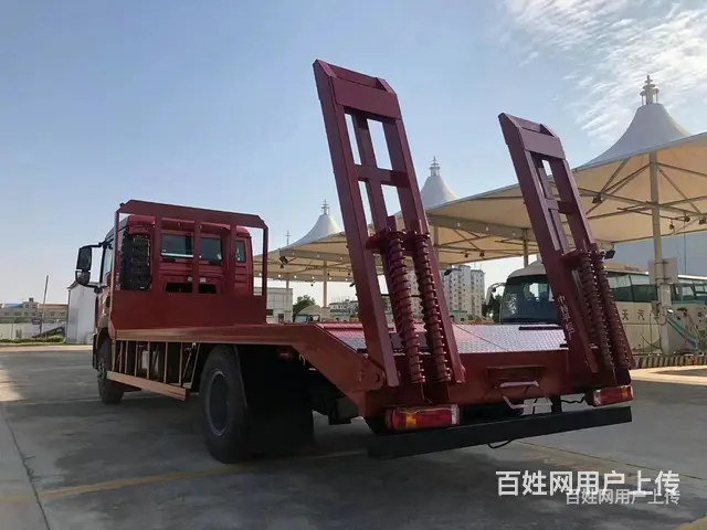 海口厂家直销重汽平板拖车12吨挖掘机拖车现车特价出售 - 图片 5