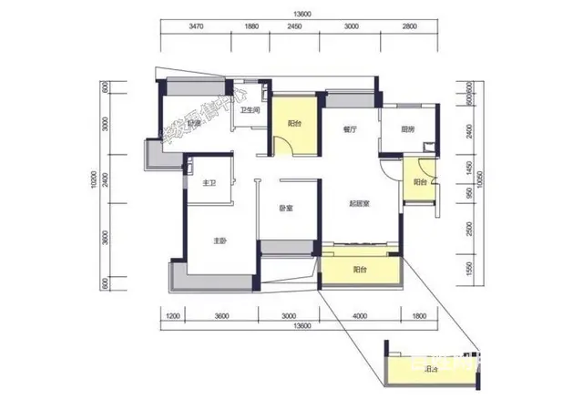 华发国际海岸 精品4室吉房 全新 可配齐 - 图片 11