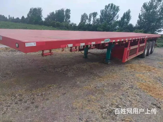 池州13米平板半挂车 现车出售 配置大 价格不高 - 图片 6