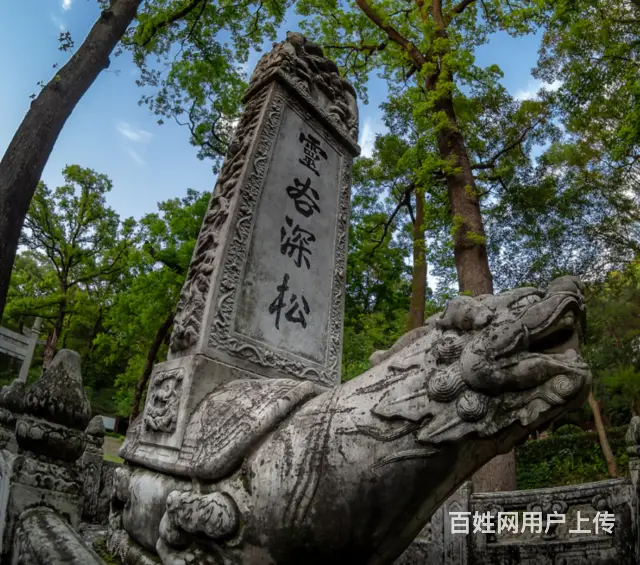 石雕龟驮碑#仿古建筑功德碑 - 图片 1