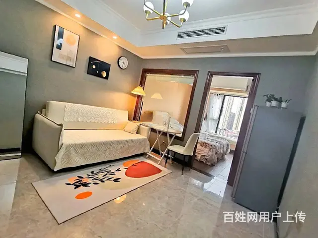 湘江南路江岸公馆小区1室1厅精装修家具家电齐全月租1500 - 图片 3