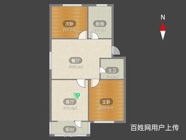 河海二村 中装修 3室 南 - 图片 12