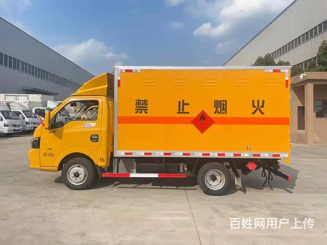 东风途逸蓝牌易燃气体厢式运输车,全柴95马力可分期 - 图片 4