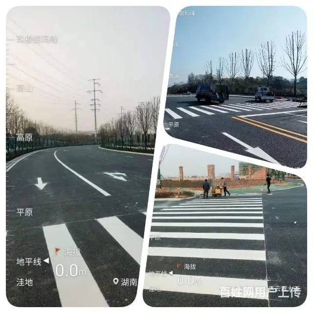 长沙道路划线 小区划线 斑马线划线 消防通道划线 - 图片 3